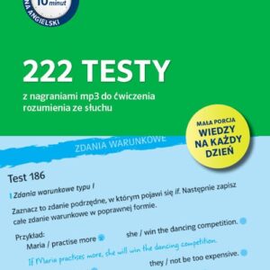 10 minut na angielski PONS 222 testy z nagraniami mp3 do ćwiczenia rozumienia ze słuchu A1/A2