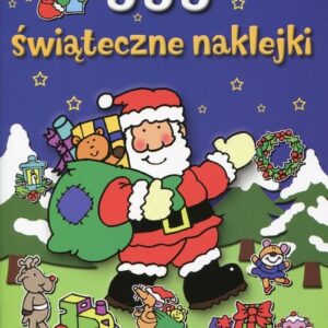 333 świąteczne naklejki niebieskie. Pomysły na ozdoby i wesołe zagadki