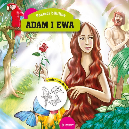 Adam i Ewa Książeczka z kolorowankami
