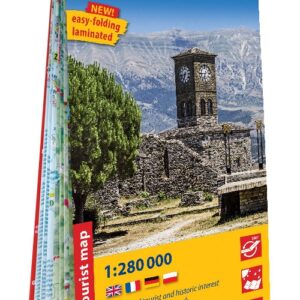 Albania (Albania) laminowana mapa samochodowo-turystyczna 1:280 000