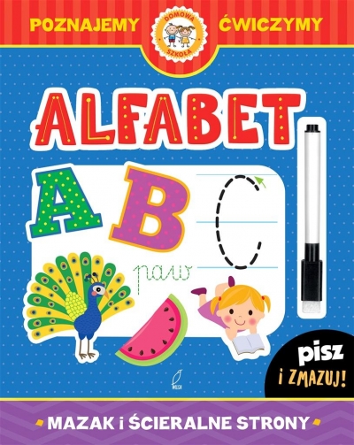 Alfabet. Pisz i zmazuj