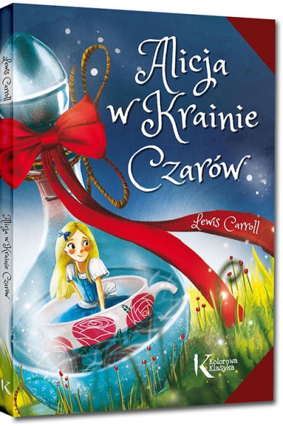 Alicja w Krainie Czarów. kolorowe ilustracje, szlachetny papier, duża czcionka