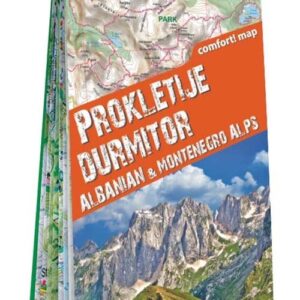 Alpy Albani i Czarnogóry Durmitor i Prokletije 1:65 000