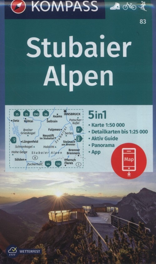 Alpy Sztubajskie Mapa 5w1