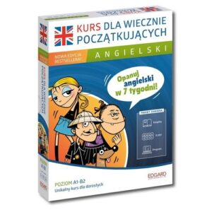 Angielski Kurs dla wiecznie początkujących Poziom A1-B2 + 8CD