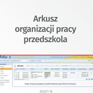 Arkusz organizacji pracy przedszkola
