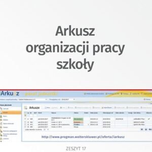 Arkusz organizacji pracy szkoły
