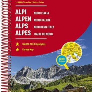 Atlas Alpy 1:300000 spirala, Zoom System, w.2017