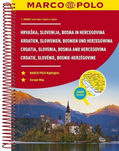 Atlas Chorwacja/Słowenia - 1:300 000 MARCO POLO