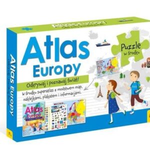 Atlas Europy Atlas Plakat z mapą