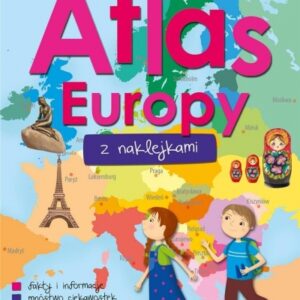 Atlas Europy z naklejkami