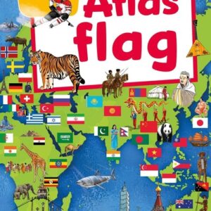 Atlas flag z naklejkami
