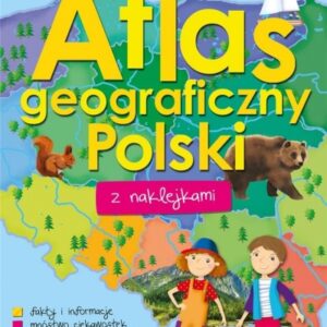 Atlas geograficzny Polski z naklejkami