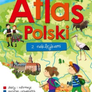 Atlas Polski z naklejkami