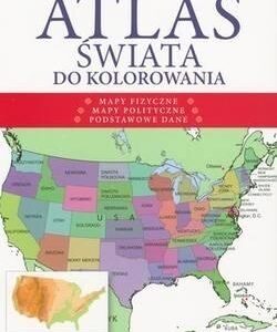 Atlas świata do kolorowania