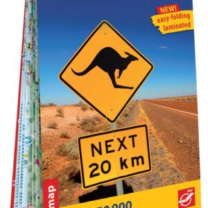 Australia Australia laminowana mapa samochodowo-turystyczna 1:4 250 000
