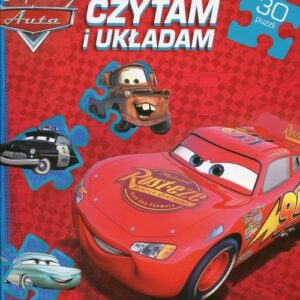 Auta Czytam i układam. 30 puzzli