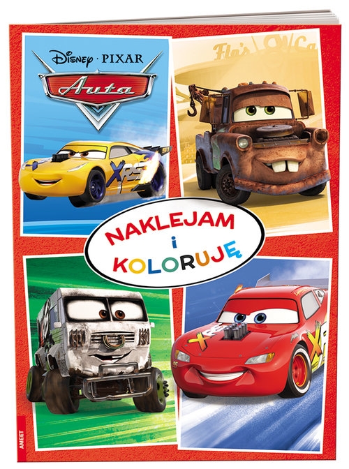 Auta Naklejam i koloruję. NAK-9102