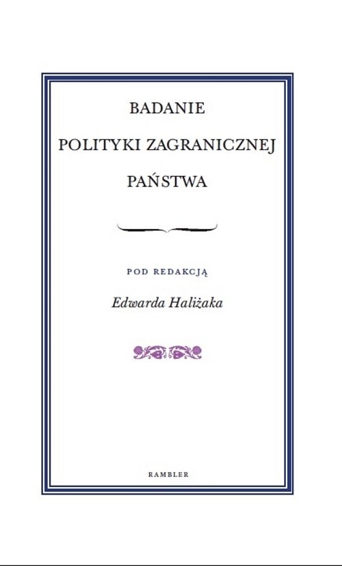 Badanie polityki zagranicznej państwa