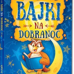 Bajki na dobranoc. kolorowe ilustracje, kreda, duża czcionka