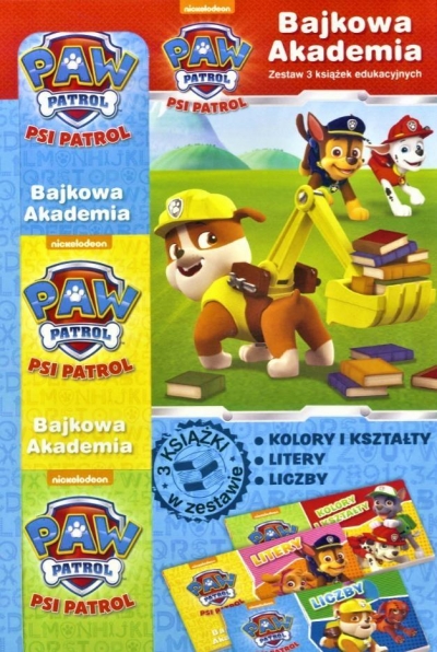 Bajkowa Akademia. Psi Patrol (3 książki)