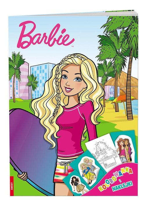 Barbie Kolorowanka i naklejki. DPN-110