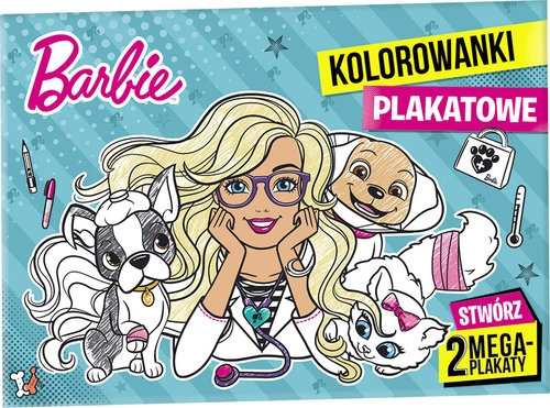 Barbie Kolorowanki plakatowe