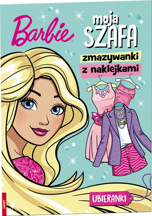 Barbie Moja Szafa Zmazywanki z naklejkami. SSN-101