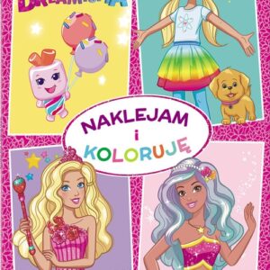 Barbie Naklejam i koloruję. NAK-102