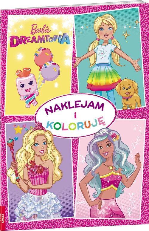 Barbie Naklejam i koloruję. NAK-102