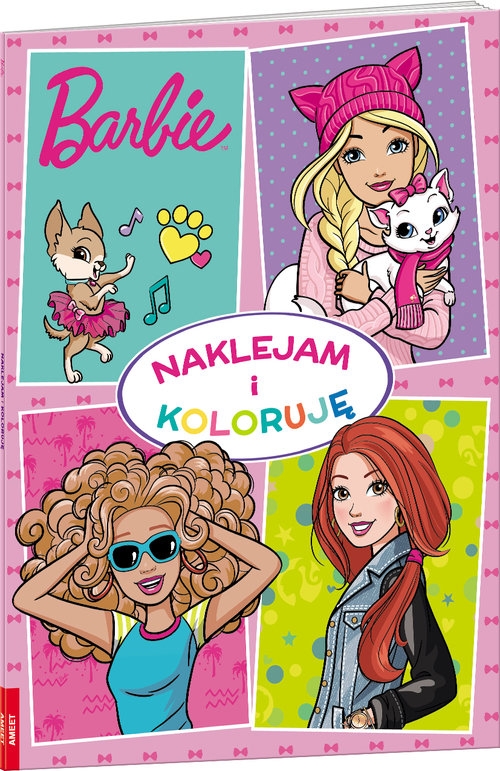 Barbie Naklejam I Koloruję. NAK-103