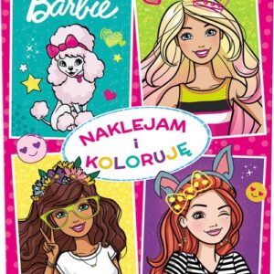 Barbie Naklejam i koloruję. NAK-1102