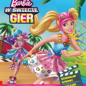 Barbie w świecie gier  Filmowa przygoda + naklejki