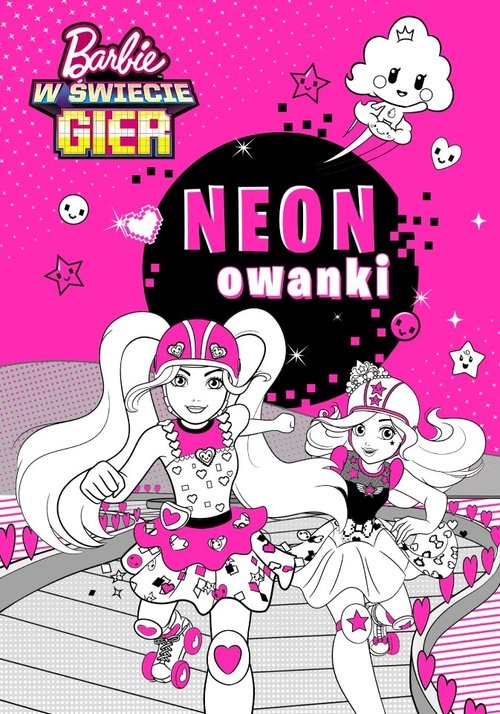 Barbie w świecie gier Neonowanki - Kolorowanka