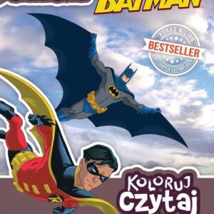 Batman Koloruj czytaj naklejaj