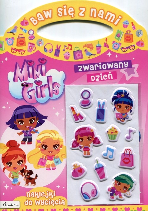 Baw się z nami Mini Girls Zwariowany dzień. Naklejki