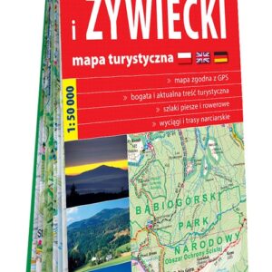 Beskid Śląski i Żywiecki; foliowana mapa turystyczna 1:50 000