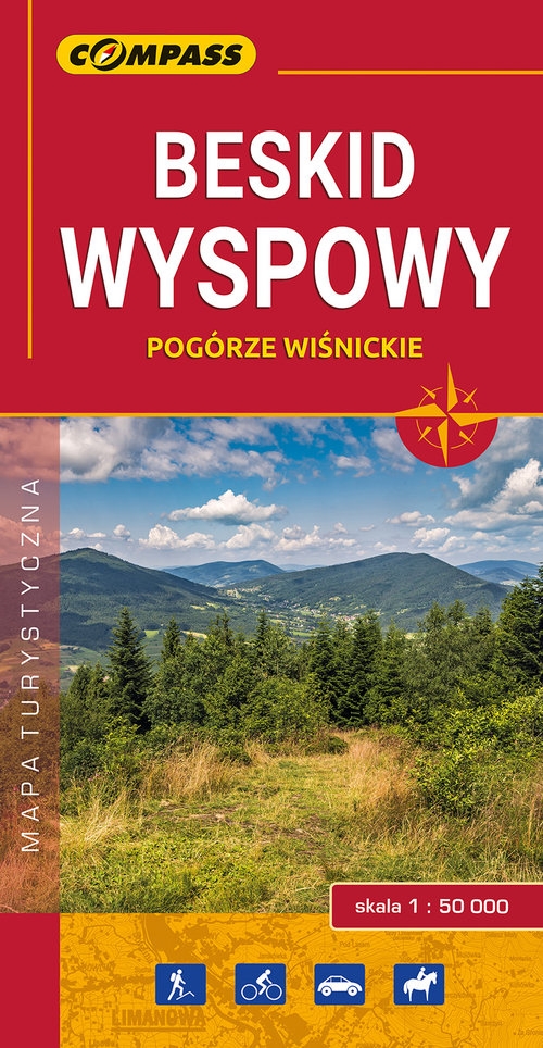 Beskid Wyspowy Pogórze Wiśnickie 1:50 000