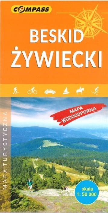 Beskid Żywiecki mapa laminowana