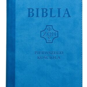 Biblia Pierwszego Kościoła błękitna z paginatorami i suwakiem