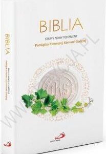Biblia ST i NT- Pamiątka Pierwszej Komunii Świętej