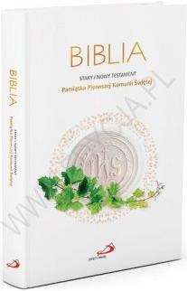Biblia ST i NT- Pamiątka Pierwszej Komunii Świętej