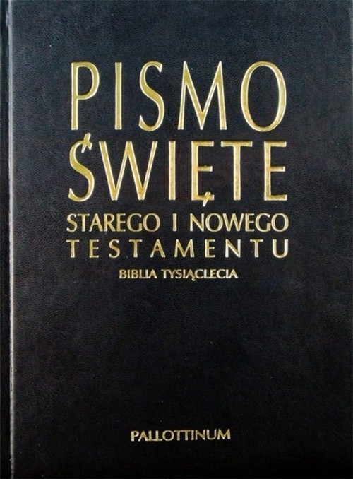Biblia tysiąclecia eko oprawa granat