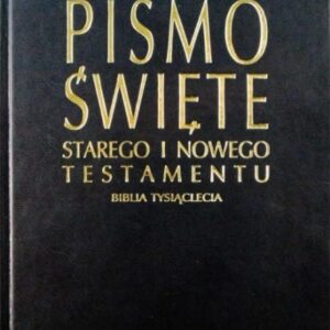 Biblia Tysiąclecia granat oprawa ekologiczna
