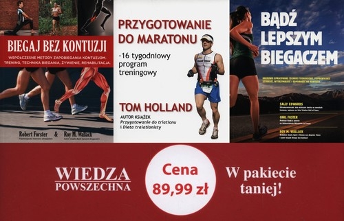 Biegaj bez kontuzji / Bądź lepszym biegaczem / Przygotowanie do maratonu. Pakiet