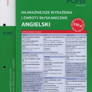Błyskawicznie zwroty i wyrażenia angielskie