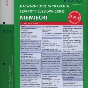 Błyskawicznie zwroty i wyrażenia niemieckie