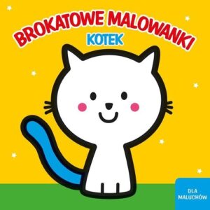 Brokatowe malowanki. Kotek