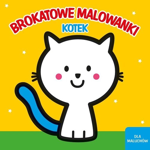Brokatowe malowanki. Kotek