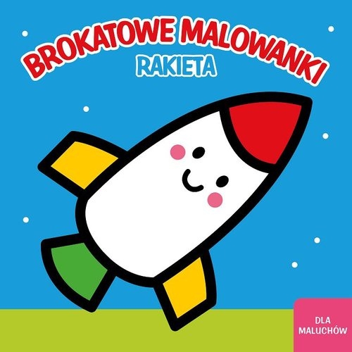 Brokatowe malowanki. Rakieta